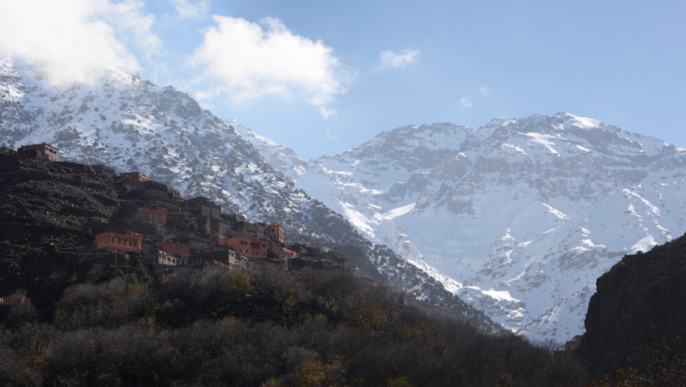 Atlas mountains and Berber villages