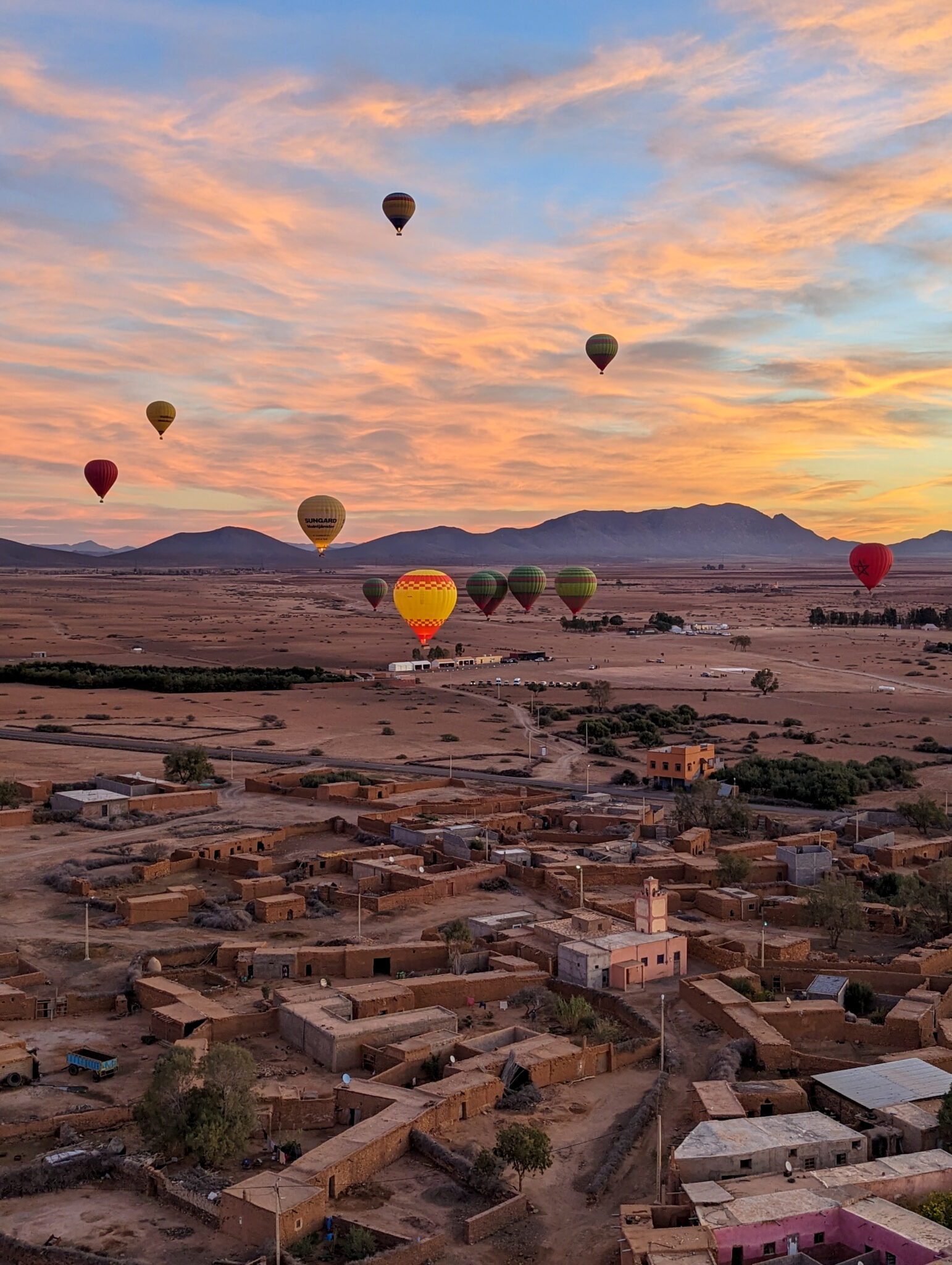 hot air balloon marrakech